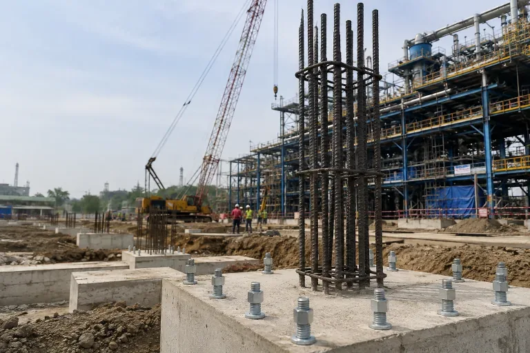 Enclosure industri dengan cable gland logam di fasilitas proses